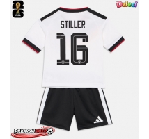 Niemcy Angelo Stiller #16 Koszulka Podstawowa dzieci MŚ 2026 Krótki Rękaw (+ krótkie spodenki)
